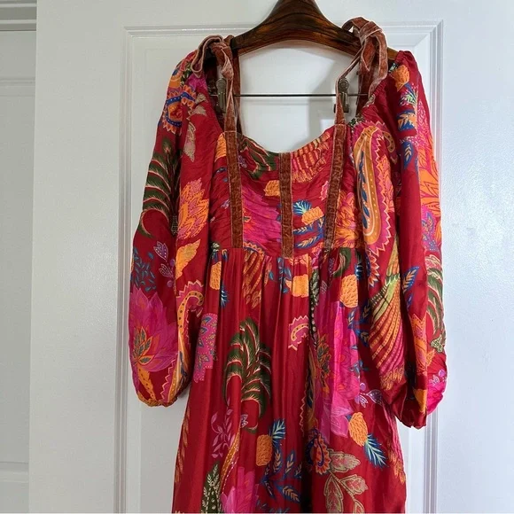 Farm Rio Mystic Bush Midi Dress - Picture 7 of 9